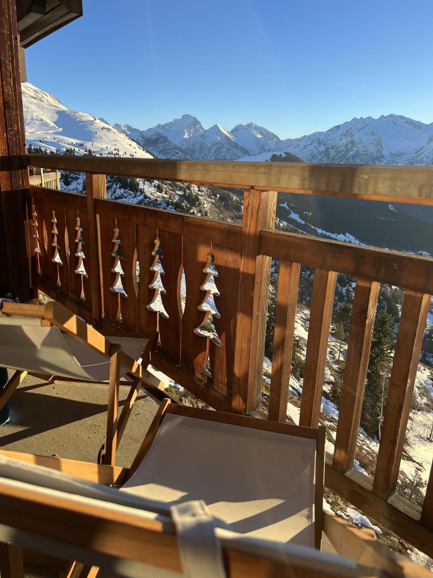 Stunning Apartment With Breathtaking View! Huez Bagian luar foto