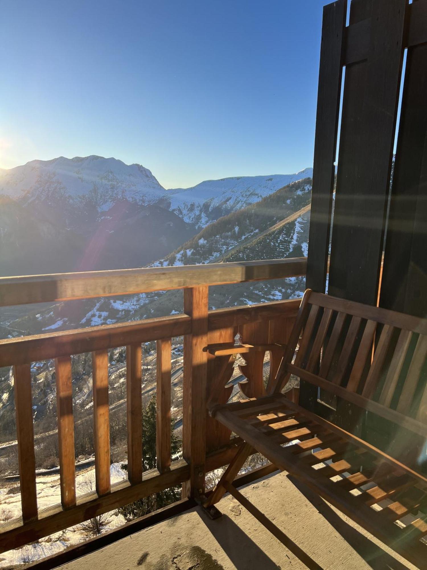 Stunning Apartment With Breathtaking View! Huez Bagian luar foto