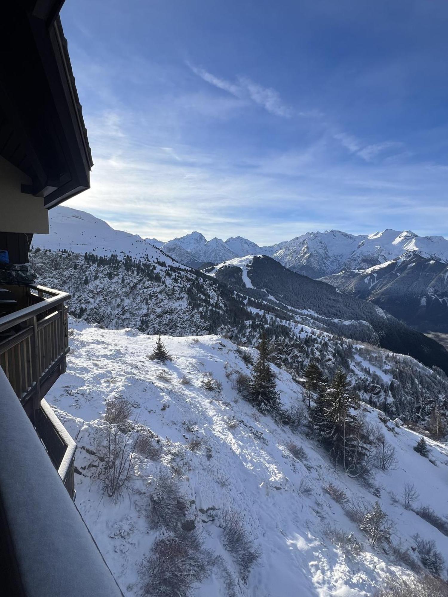 Stunning Apartment With Breathtaking View! Huez Bagian luar foto